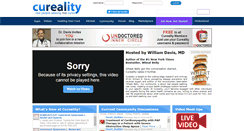 Desktop Screenshot of cureality.com